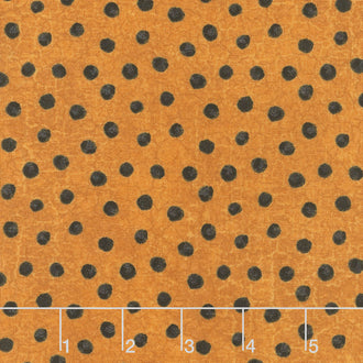 Raven's Claw - Dotty Dark Orange Yardage