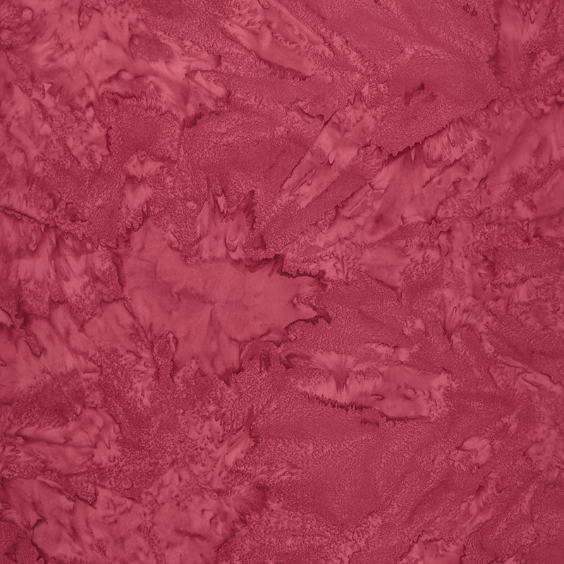 Ravishing Red Batik Solids - Cranberry Yardage Primary Image