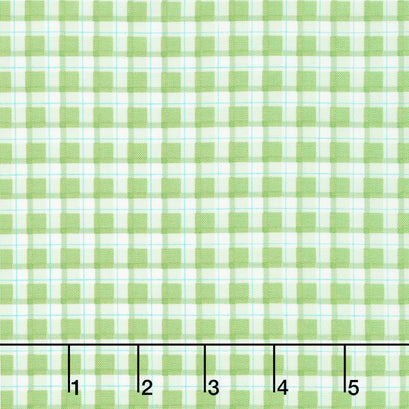 Ready Set Splash - Plaid Green Yardage