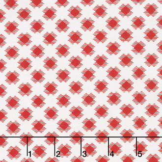Red-iculously in Love - Kisses White Yardage