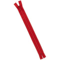 Red 9" Polyester Zipper