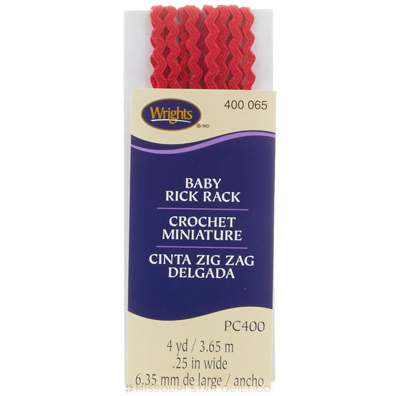 Red Baby Rick Rack