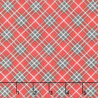 Red Barn Christmas - Plaid Red Yardage