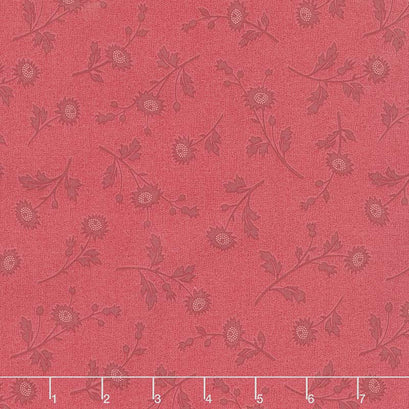 Red Elegance - Textured Red Yardage
