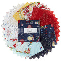Red White & Bloom 5" Squares Pack Primary Image
