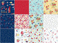 Red White & Bloom 5" Squares Pack Alternative View #2