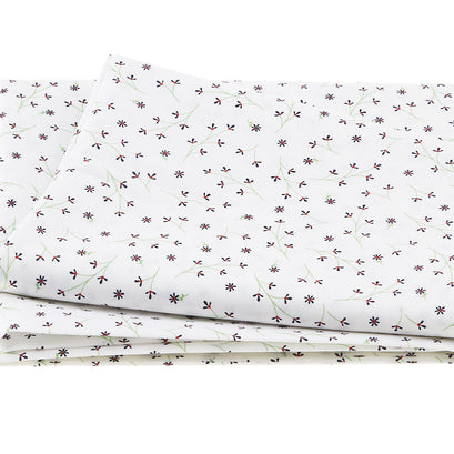 Red, White & Bloom - Mini Flowers White 2 Yard Cut