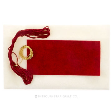 Redwork Mittens Ornaments Kit