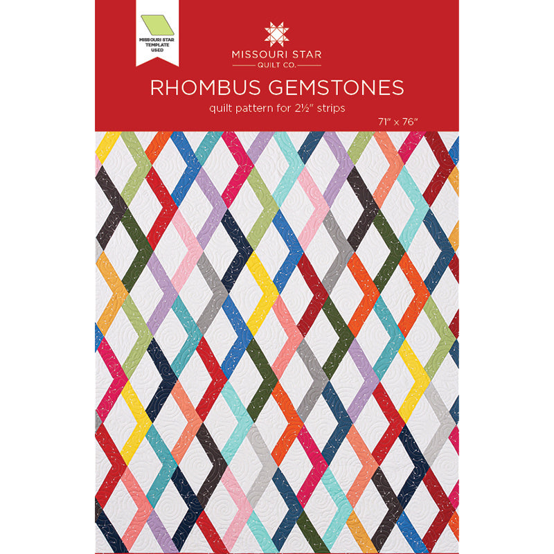 Rhombus Gemstones Quilt Pattern by Missouri Star Primary Image