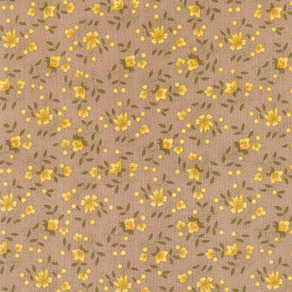 Right as Rain - Tossed Blooms Gray Yardage