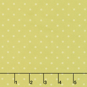 Rise 'N Shine - Dots Green Yardage