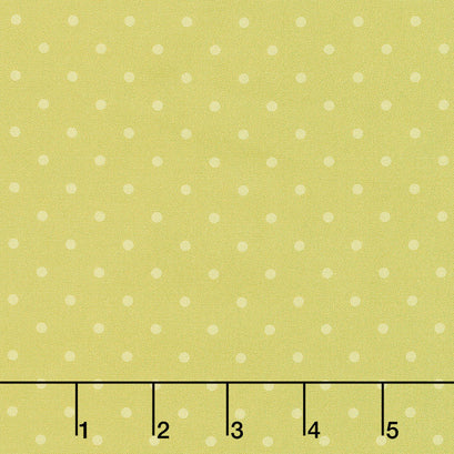 Rise 'N Shine - Dots Green Yardage