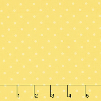 Rise 'N Shine - Dots Yellow Yardage