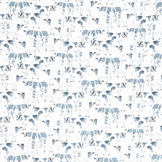 Rise 'N Shine - Farm Fresh Cows Black/White Yardage
