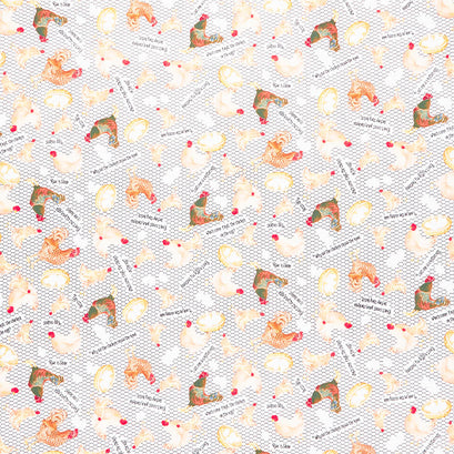 Rise 'N Shine - Hen House White Yardage