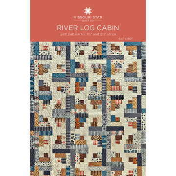 River Log Cabin Quilt Pattern by Missouri Star