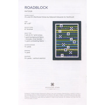 Roadblock Quilt Pattern by Missouri Star