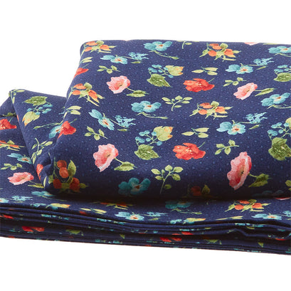 Roots of Love - Small Floral Blue 3 Yard Cut