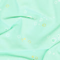 Rose Lemonade - Bubbles Mint Metallic Yardage