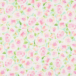 Rose Lemonade - Roses Jade Yardage