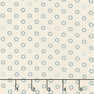 Royal Blue - Bubbles Sky Yardage