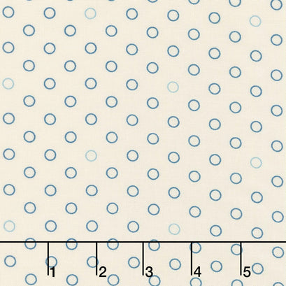 Royal Blue - Bubbles Sky Yardage