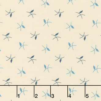 Royal Blue - Twigs Husk Yardage