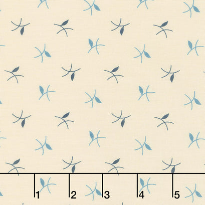 Royal Blue - Twigs Husk Yardage