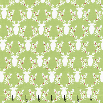 Rustique Winter - Bucks and Boughs Garland Yardage
