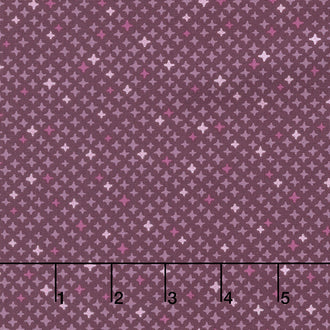 Saguaro - Shining Stars Dark Purple Metallic Yardage