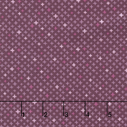 Saguaro - Shining Stars Dark Purple Metallic Yardage