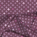 Saguaro - Shining Stars Dark Purple Metallic Yardage