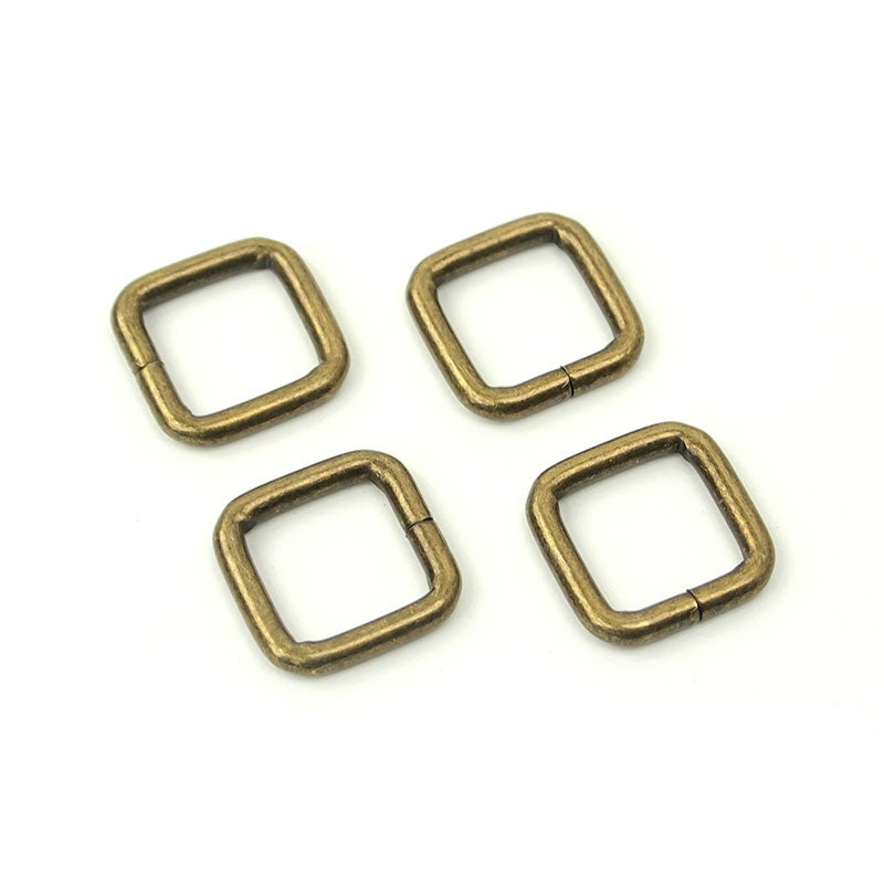 Sallie Tomato 1/2" Rectangle Rings - Set of Four Antique Primary Image
