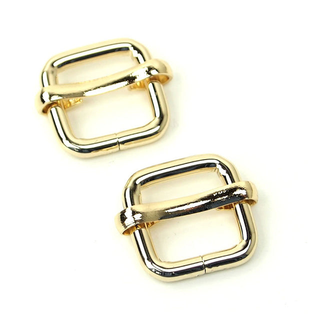 Sallie Tomato 1/2" Slider Buckles - Set of Two Gold Primary Image