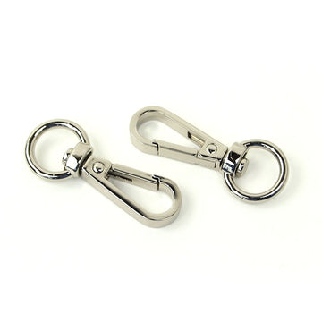 Sallie Tomato 1/2" Swivel Hooks - Set of Two Nickel