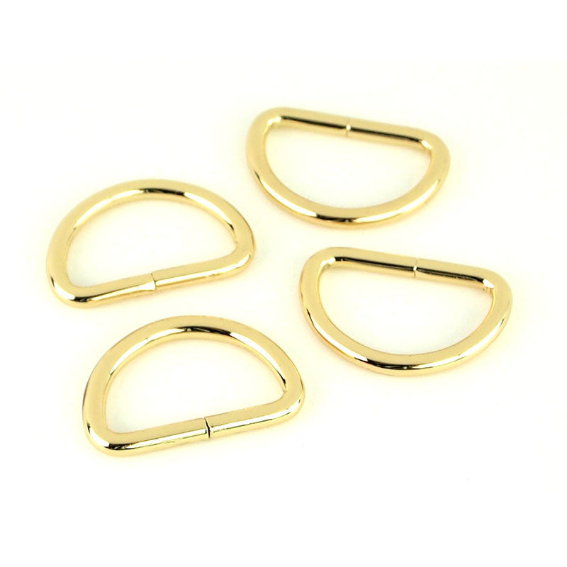 Sallie Tomato 1" D-Rings - Set of Four Gold Primary Image
