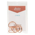 Sallie Tomato 1" D-Rings - Set of Four Rose Gold Alternative View #1