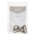 Sallie Tomato 1" Triangle Rings - Set of Two Nickel