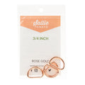 Sallie Tomato 3/4" D-Rings - Set of Four Rose Gold Alternative View #1
