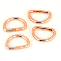 Sallie Tomato 3/4" D-Rings - Set of Four Rose Gold Primary Image