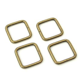 Sallie Tomato 3/4" Rectangle Rings - Set of Four Antique Primary Image