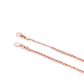 Sallie Tomato 47" Strap Chain - Rose Gold