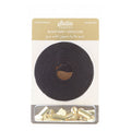 Sallie Tomato #5 Nylon Zipper Tape & Pulls - Black with Gold Coil