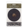 Sallie Tomato #5 Nylon Zipper Tape & Pulls - Black with Gunmetal Coil