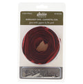 Sallie Tomato #5 Nylon Zippers & Pulls - Burgandy with Gunmetal Coil Alternative View #1