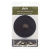 Sallie Tomato #5 Nylon Zipper Tape & Pulls - Navy with Gunmetal Coil