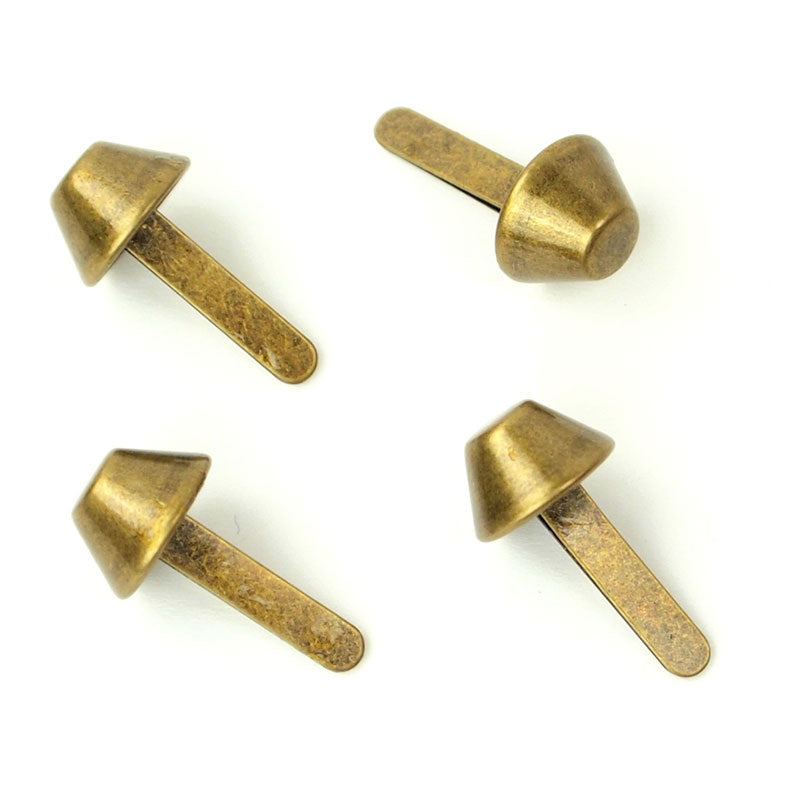 Sallie Tomato Bucket Bag Feet - Set of Four Antique