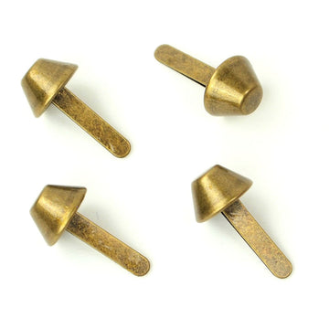 Sallie Tomato Bucket Bag Feet - Set of Four Antique