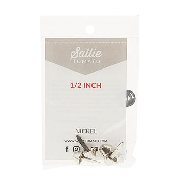 Sallie Tomato Bucket Bag Feet - Set of Four Nickel