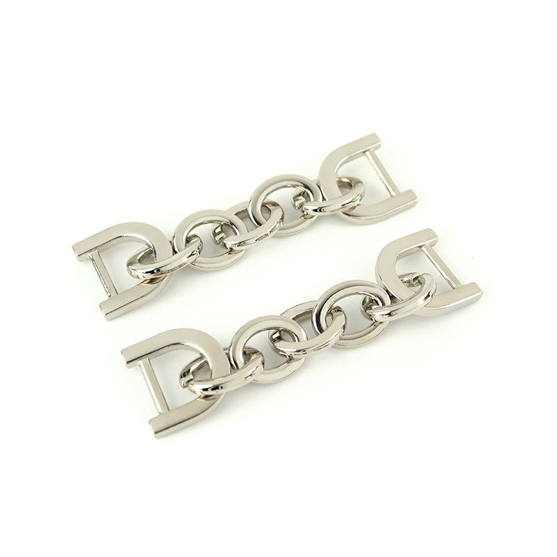 Sallie Tomato Chain Strap Connectors - Set of Two Nickel Primary Image